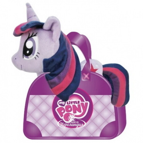 Мягкая игрушка Пони Твайлайт Спаркл в сумочке 20 см, My Little Pony Intek