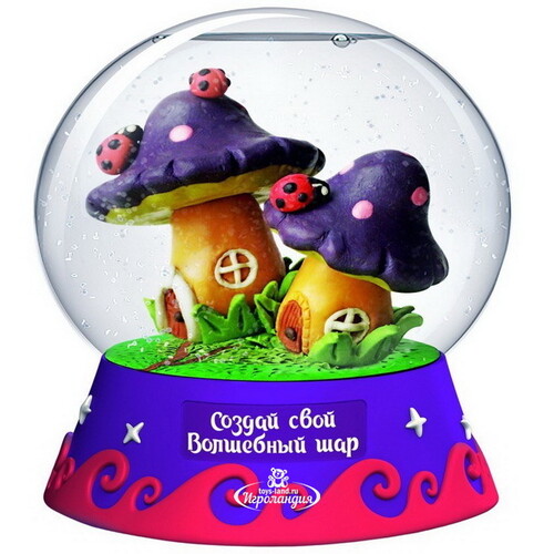 Набор для творчества Создай Большой волшебный шар - Фиолетовый Bumbaram