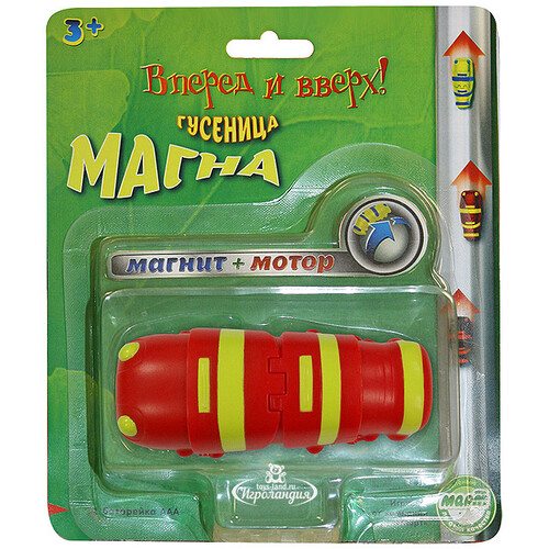 Робо-игрушка Гусеница Магна красная 10 см MAGNA WORM
