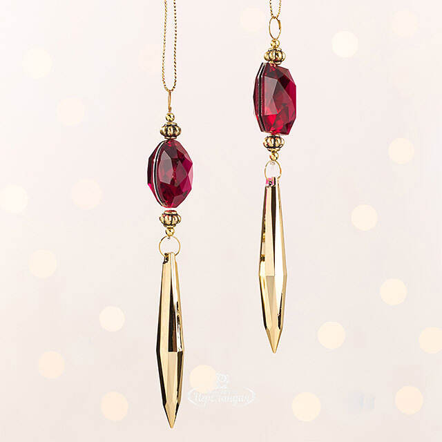 Набор елочных украшений Magnolia Jewelry 14 см, 2 шт, подвеска Goodwill