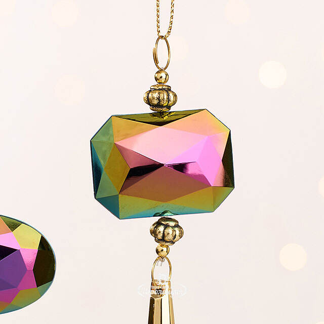 Набор елочных украшений Tourmaline Jewelry 14 см, 2 шт, подвеска Goodwill