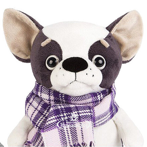 Мягкая игрушка Собака Моня в шарфике 30 см Budi Basa