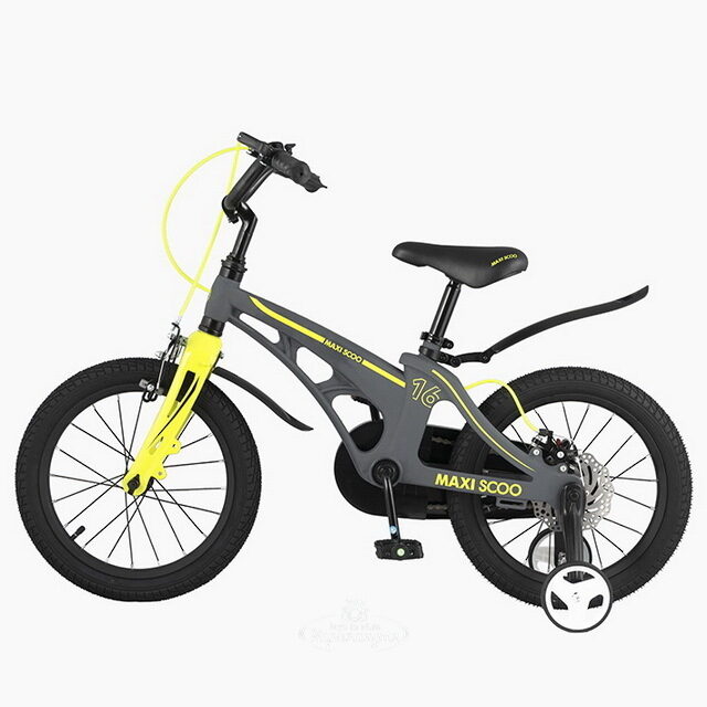 Двухколесный велосипед Maxiscoo Cosmic 16" серый матовый Maxiscoo