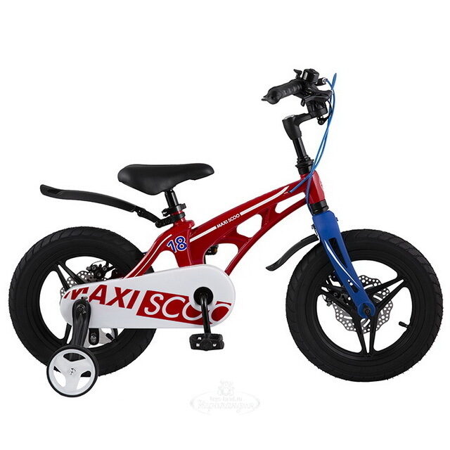 Двухколесный велосипед Maxiscoo Cosmic Delux 18" красный Maxiscoo (Максику)