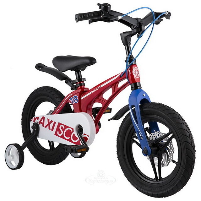 Двухколесный велосипед Maxiscoo Cosmic Delux 18" красный Maxiscoo (Максику)