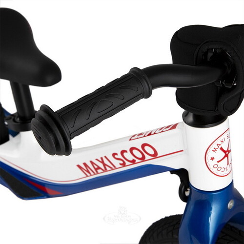Беговел Maxiscoo Comet, надувные колеса 12", синий Maxiscoo
