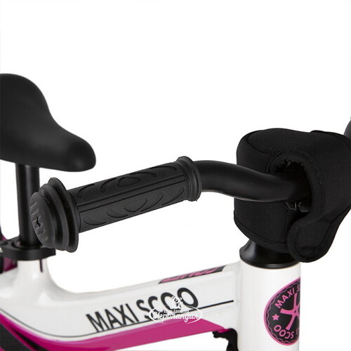 Беговел Maxiscoo Comet, надувные колеса 12", розовый Maxiscoo