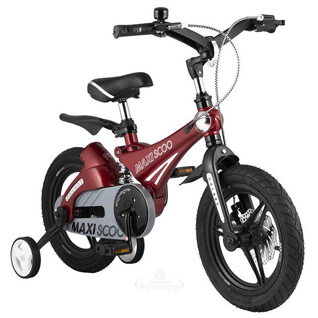 Двухколесный велосипед Maxiscoo Galaxy Delux 16" красный купить в ...