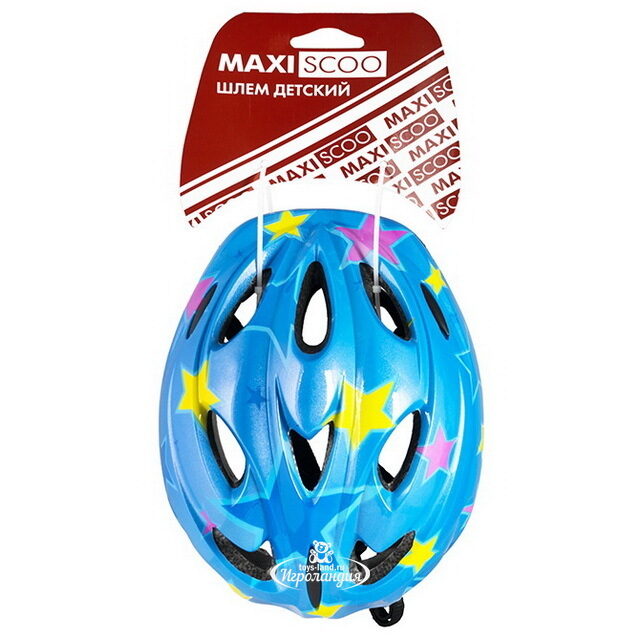 Детский защитный шлем Maxiscoo Starry Blue 50-54 см Maxiscoo