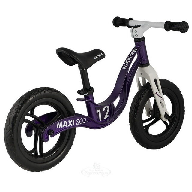 Беговел Maxiscoo Rocket, колеса 12", фиолетовый Maxiscoo