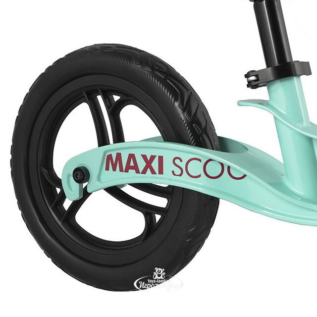 Беговел Maxiscoo Rocket, колеса 12", мятный Maxiscoo