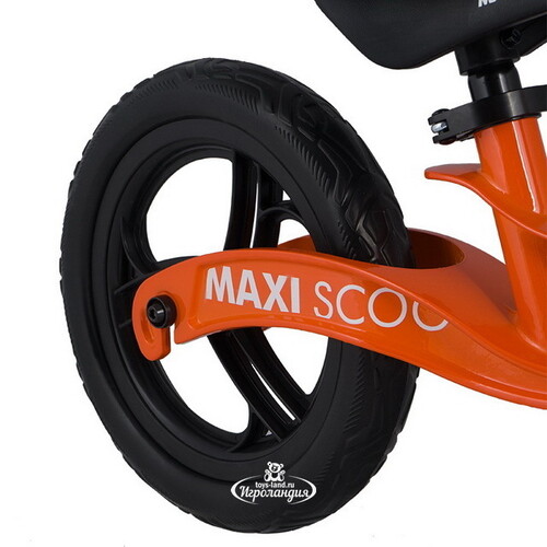 Беговел Maxiscoo Rocket, колеса 12", оранжевый Maxiscoo