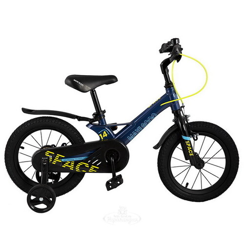 Двухколесный велосипед Maxiscoo Space 14" синий Maxiscoo
