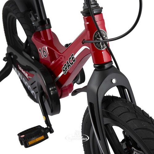 Двухколесный велосипед Maxiscoo Space Delux 16" красный Maxiscoo