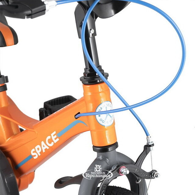 Двухколесный велосипед Maxiscoo Space 16" оранжевый Maxiscoo