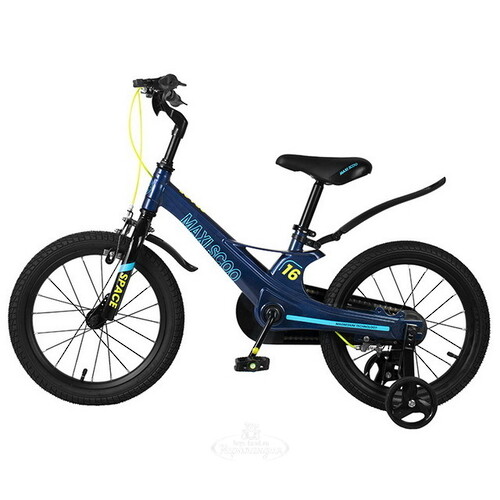 Двухколесный велосипед Maxiscoo Space 16" синий Maxiscoo
