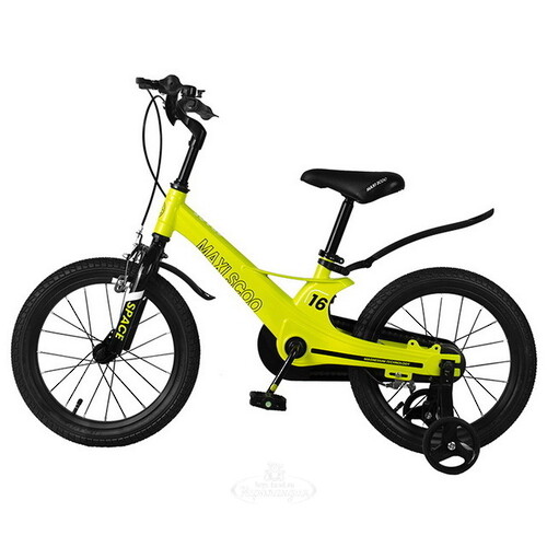 Двухколесный велосипед Maxiscoo Space 16" желтый Maxiscoo