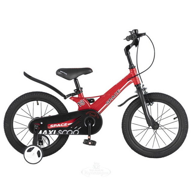 Двухколесный велосипед Maxiscoo Space 18" красный Maxiscoo