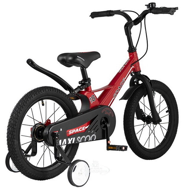 Двухколесный велосипед Maxiscoo Space 18" красный Maxiscoo