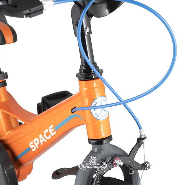 Двухколесный велосипед Maxiscoo Space 18" оранжевый Maxiscoo