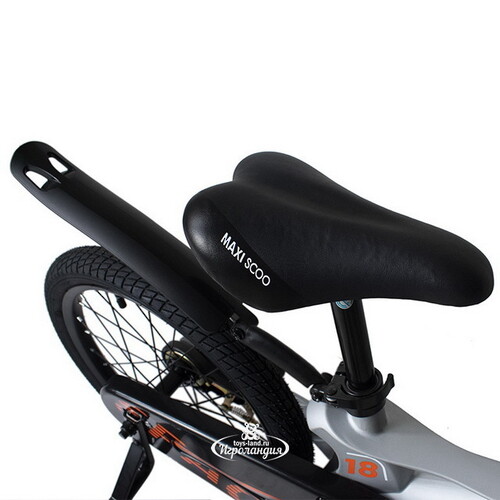 Двухколесный велосипед Maxiscoo Space 18" графитовый Maxiscoo