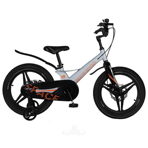 Двухколесный велосипед Maxiscoo Space Delux 18" графитовый Maxiscoo