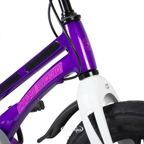 Двухколесный велосипед Maxiscoo Ultrasonic Delux 14" лиловый Maxiscoo