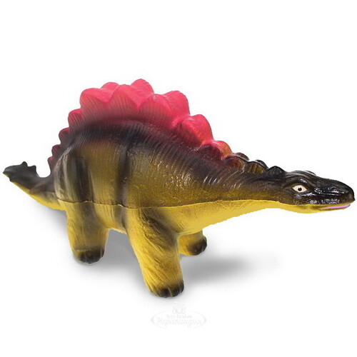 Антистресс-игрушка Сквиш Динозавр Стегозавр 23 см Maxitoys
