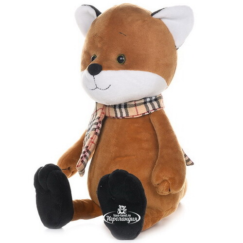 Мягкая игрушка Лисенок в шарфике 25 см, коллекция Romantic Plush Club Maxitoys