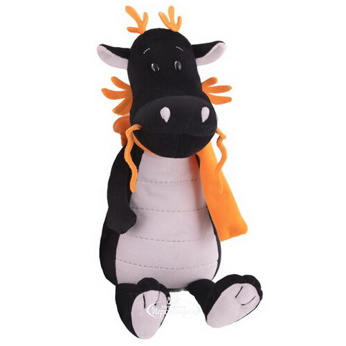 Мягкая игрушка Дракон Шаолинь в шарфике 28 см Maxitoys