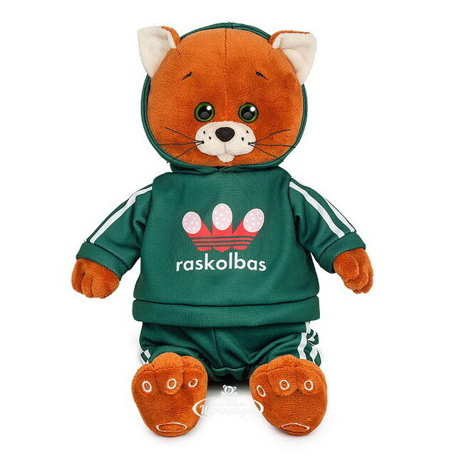 Мягкая игрушка Кот Колбаскин - Спортсмен 20 см Maxitoys