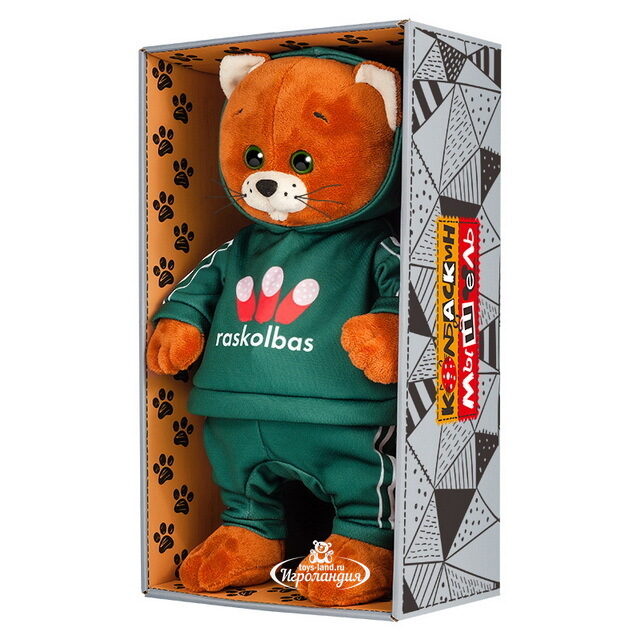 Мягкая игрушка Кот Колбаскин - Спортсмен 20 см Maxitoys