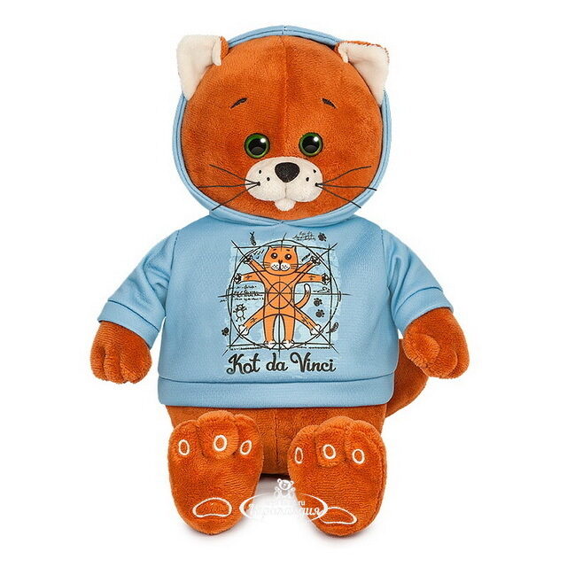 Мягкая игрушка Кот Колбаскин Да Винчи 20 см Maxitoys