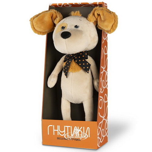Мягкая игрушка на каркасе Пёс Бим 22 см, коллекция Гнутики Maxitoys
