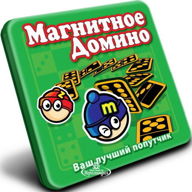 Магнитная игра Домино Mack and Zack