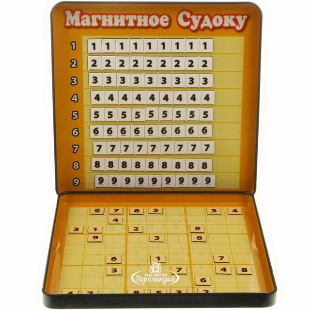 Магнитная игра "Судоку" Mack and Zack