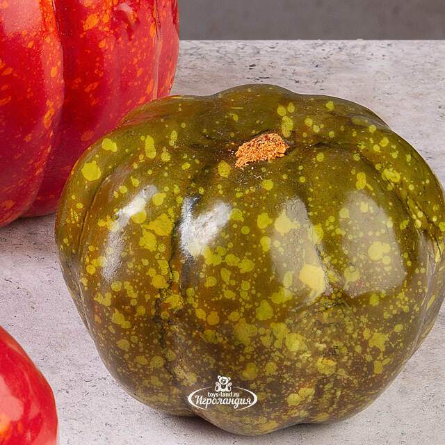 Декоративные фигурки Дары Осени с зеленой тыквой 4 шт Koopman