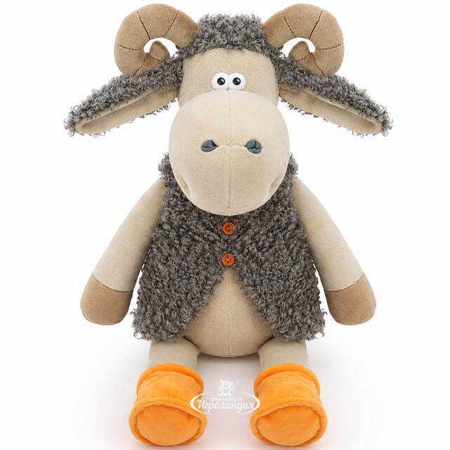 Мягкая игрушка Баран Степа в валенках 23 см MAXITOYS (Макситойс)