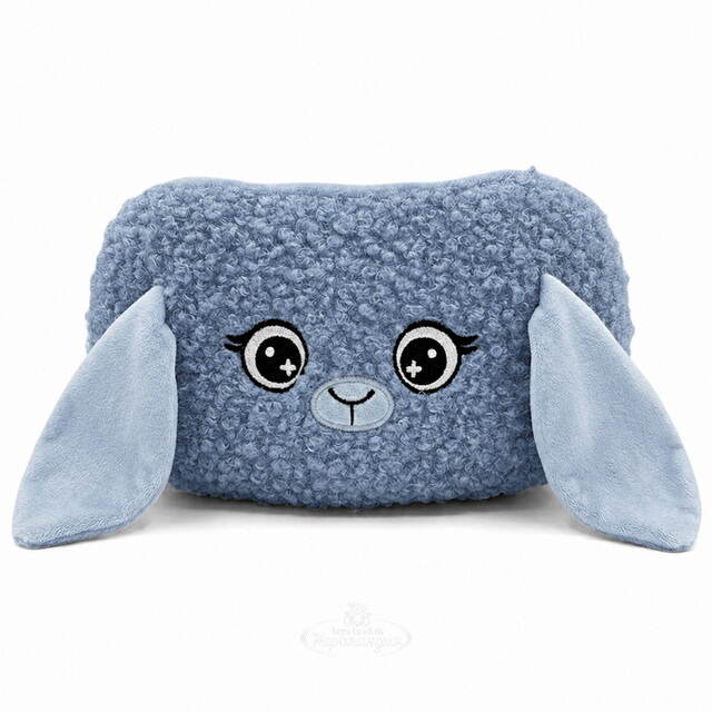 Дорожная игрушка-подушка Овечка Бетти 25 см голубая MAXITOYS (Макситойс)