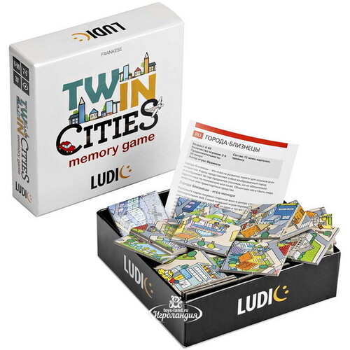 Настольная карточная игра Города-Близнецы Ludic