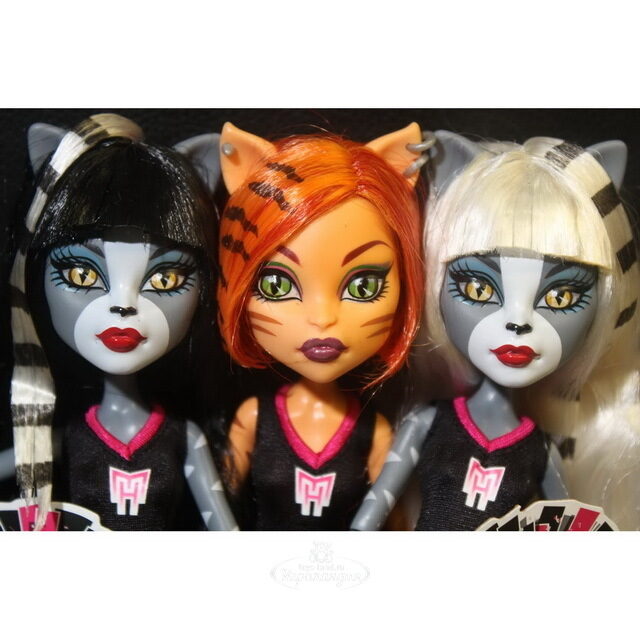Набор кукол Торалей Страйп Пурсефона и Мяулодия Черлидеры (Monster High) Mattel