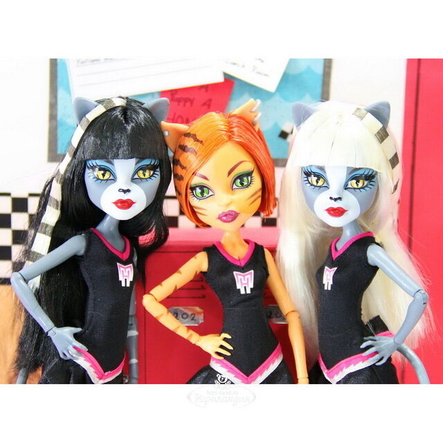 Набор кукол Торалей Страйп Пурсефона и Мяулодия Черлидеры (Monster High) Mattel