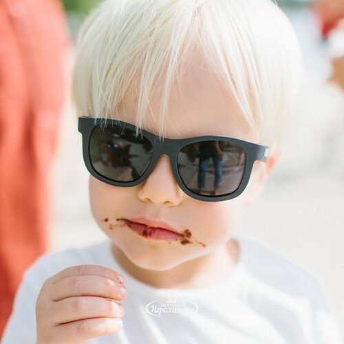 Детские солнцезащитные очки Babiators Original Navigator Чёрный спецназ, 0-2 лет Babiators