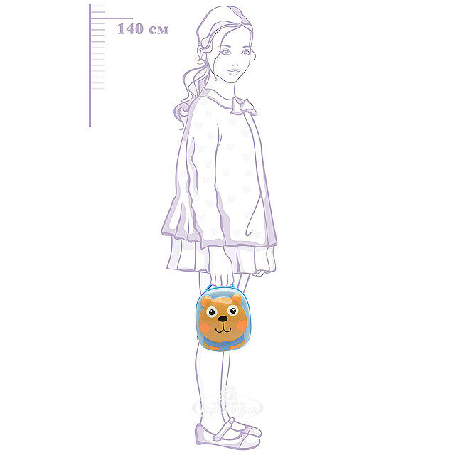 Ланч-бокс детский "Медведь", 16*12*19 см, Oops Oops (Упс)