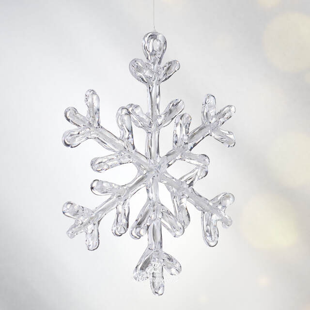 Елочная игрушка Crystal Flake 13 см, подвеска Swerox