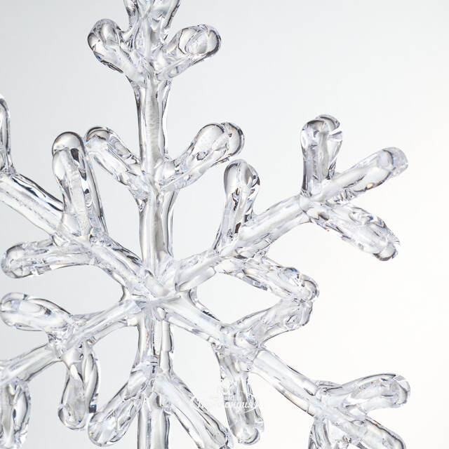 Елочная игрушка Crystal Flake 13 см, подвеска Swerox
