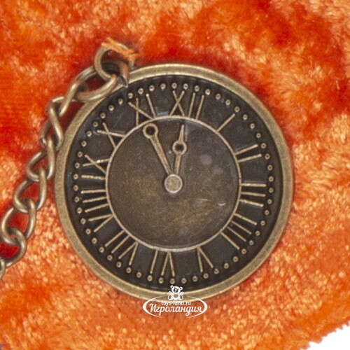 Одежда для Кота Басика 19 см - Оранжевый жилет с часами Budi Basa
