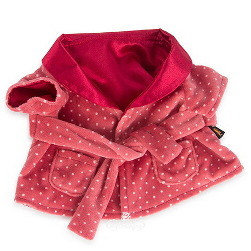 Одежда для Кота Басика 25 см - Темно-розовый халат Budi Basa