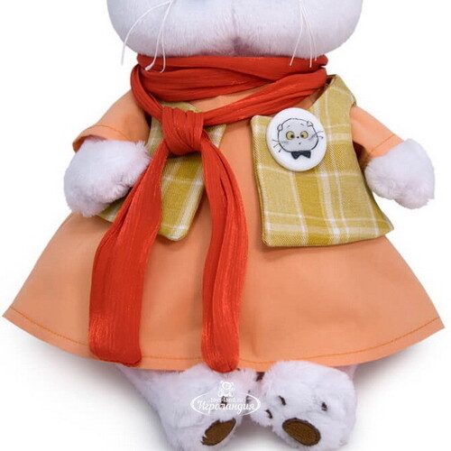 Одежда для Кошечки Лили 24 см - Платье, жилет со значком и шарфик Budi Basa