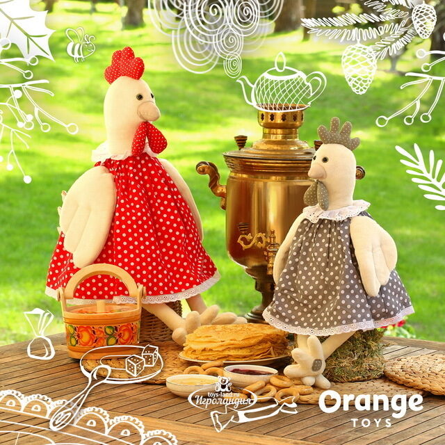 Мягкая игрушка Курочка Даша 40 см Orange Toys (Орандж Тойс)